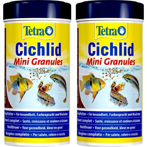 Aliment complet Tetra cichlid mini gran 250 ml (Lot de 2)