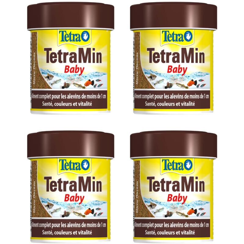 Tetra - Aliment complet min baby 66ml (Lot de 4)