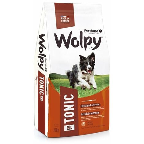Aliment croquette chien wolpy tonic 20 kg EVERLAND