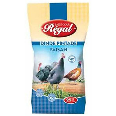 Aliment Dinde Pintade Faisan Regal 20kg Regal