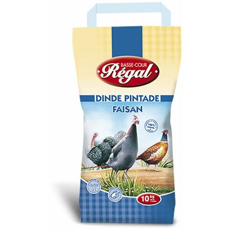 Aliment Dinde Pintade Faisan Regal 8kg Regal