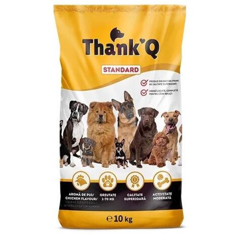 Aliment léger standard Thank'Q pour chiens en surpoids, saveur poulet, 10 kg