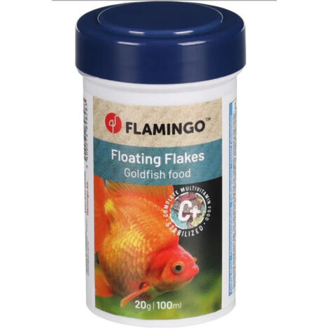 Aliment poisson rouge et carassins 20 g , 100 ml - Flamingo