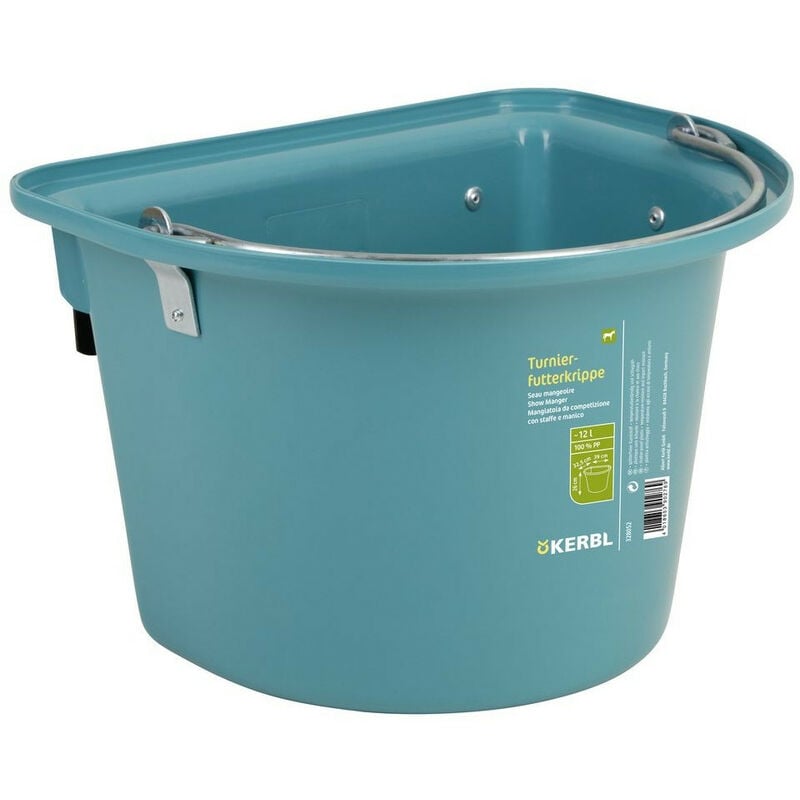

Alimentador de puerta con asa de transporte AQUAMARIN de 12L