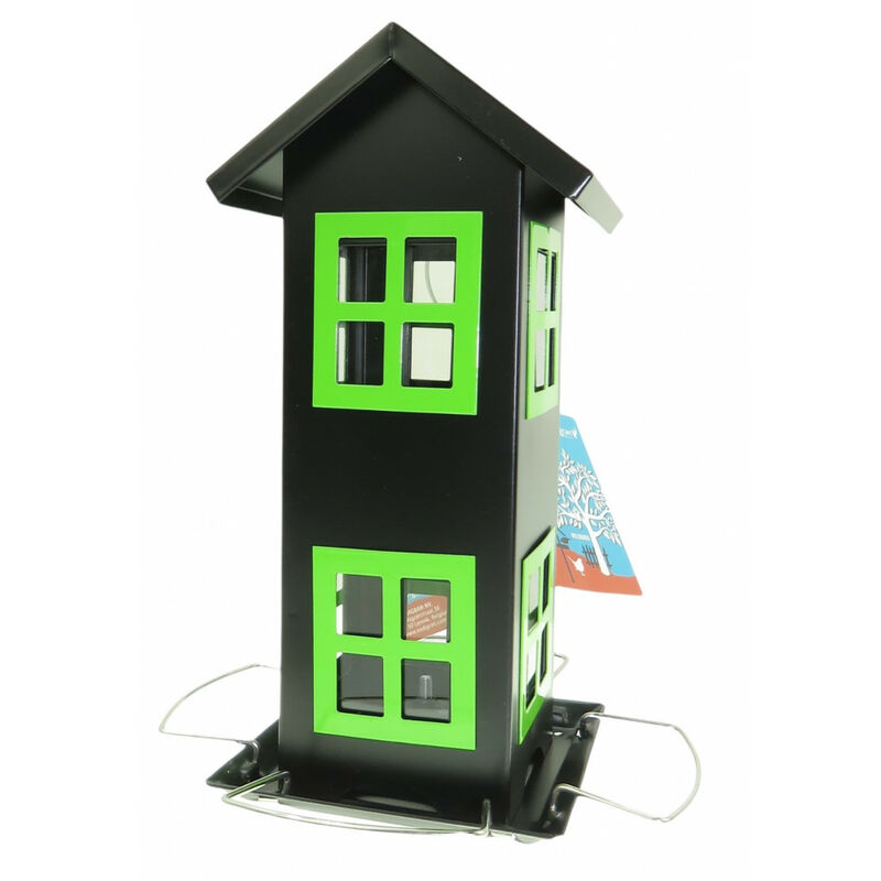 

Alimentador de semillas Chloe negro, 26 cm, pájaros