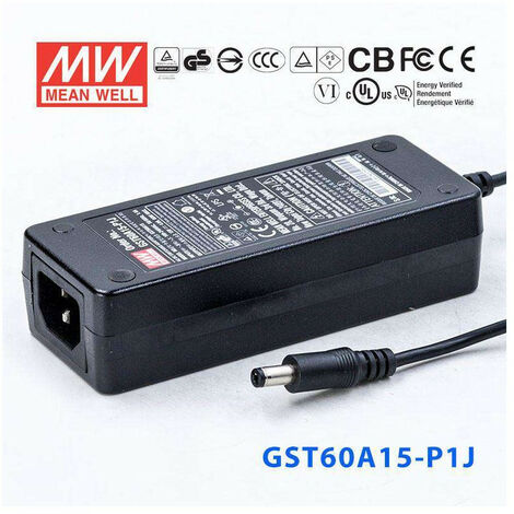 Alimentador Fijo 15Vdc 4Amp 60W Conector 5,5x2,1mm