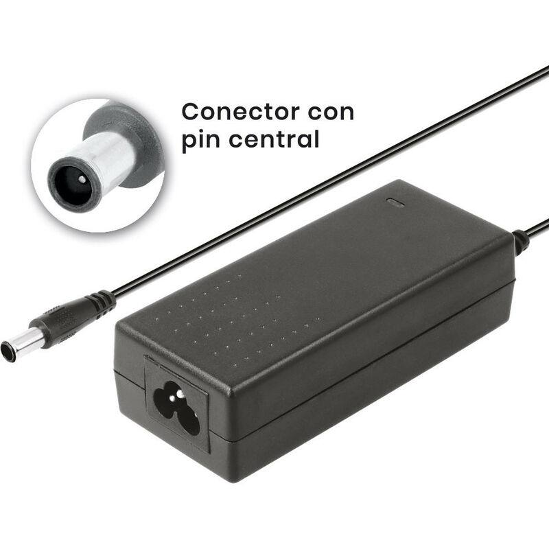 

Alimentador Fijo 19Vdc 2,1Amp Jack Hueco 3pin