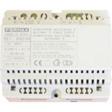 Alimentador multilineas 230V, ideal para sistemas eléctricos de múltiples líneas.