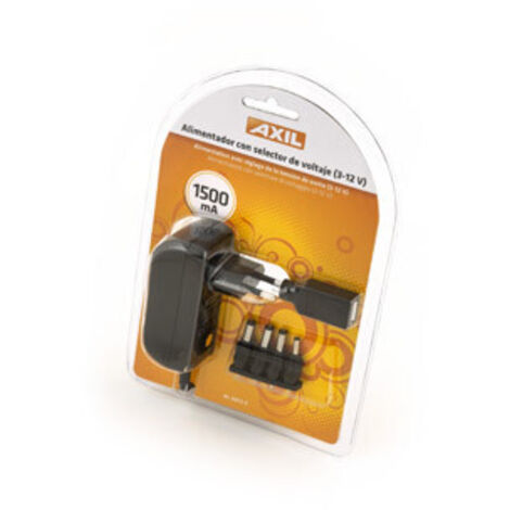 Alimentador multimedia 3-12v 1000ma axil