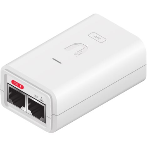 Alimentador PoE Ubiquiti POE-24-7W-G-WH