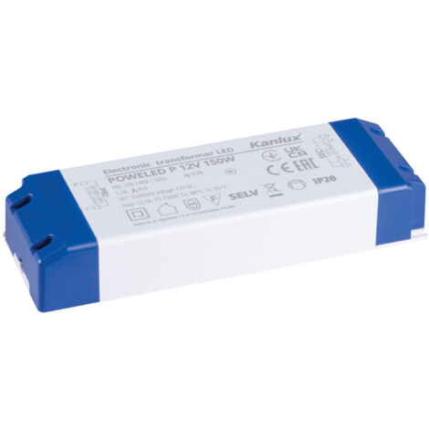 Alimentare LED 12V 150W - Plastica bianca - IP20 - Kanlux