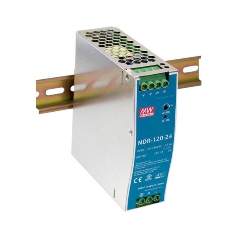 Toolland - Alimentation rail din Mean Well NDR-120-12 12 v/dc 10 a 153 w Nbr. de sorties:1 x