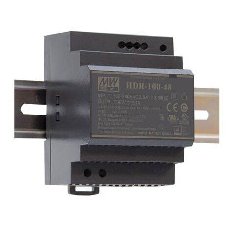 Alimentation - 1 sortie - montage sur rail din - 100 w - 24 v - 4.2 a - pour usage industriel