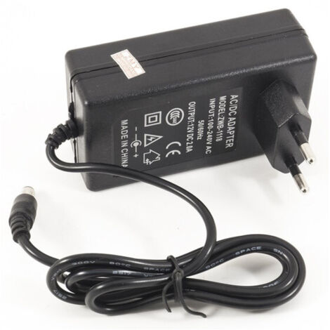 Alimentation 12v 2.1a 5.5x2.5mm