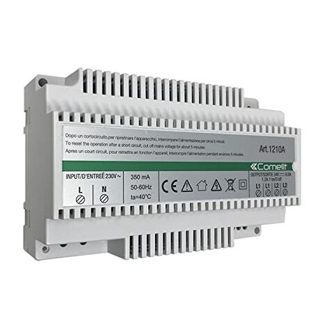 ALIMENTATION 2 FILS POUR PLATINE ULTRA, BP AU-DELÀ DE 30 LGT COMELIT 1210A