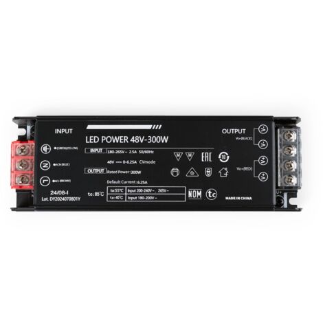 Alimentation 300W 48V - 6.25A - Haute efficacité - IP20