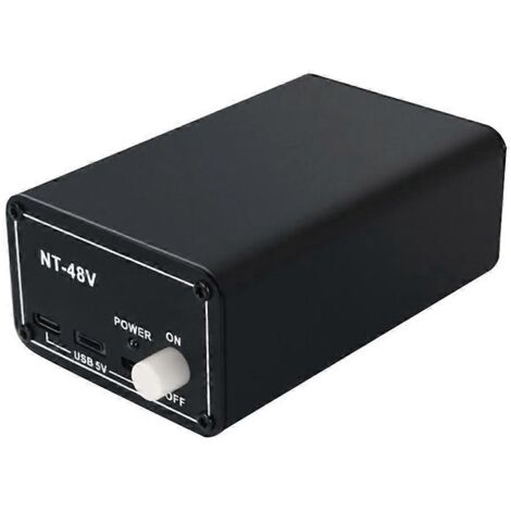 Alimentation 48V pour Microphone à Condensateur - Bloc d'Alimentation Professionnel