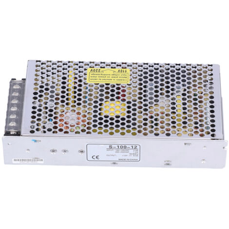 Alimentation à découpage 100-240V AC/DC 12V 8.33A pour PC, caméra, moniteur - Dissipation thermique rapide, 3 modèles disponibles