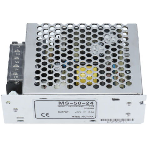 Alimentation à découpage 100‑240V AC pour bande LED, transformateur 50W 24V MS‑50‑24