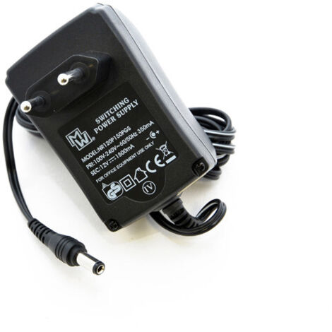 Alimentation à découpage 12V 1.5A 100-240V – Performance fiable – Conforme CE, DEEE, RoHS – Pour appareils nécessitant 12V