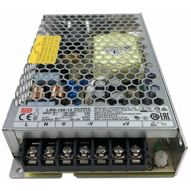 Mean Well - Alimentation à découpage 150W 12Vdc 12,5A sortie unique LRS-150-12 meanwell