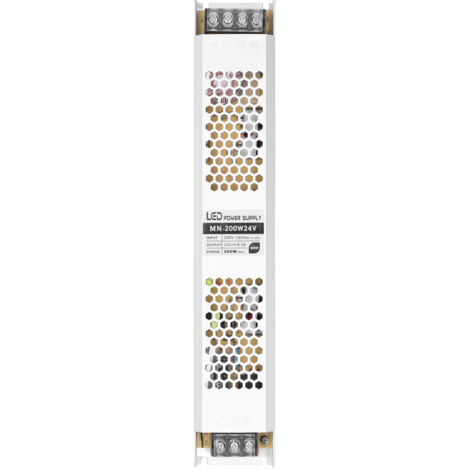 Alimentation à Découpage 200W Imperméable pour LED 24V, Transformateur AC 190‑240V