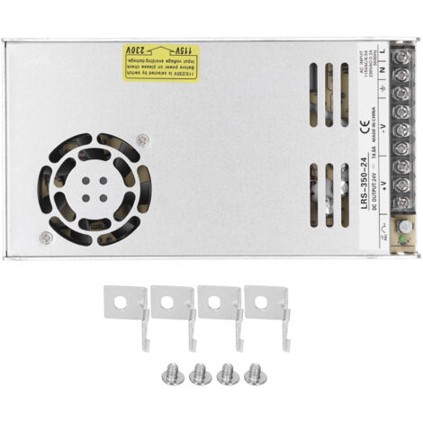 Alimentation à découpage BERM avec indicateur LED, transformateur LRS-350-24, 47-63Hz