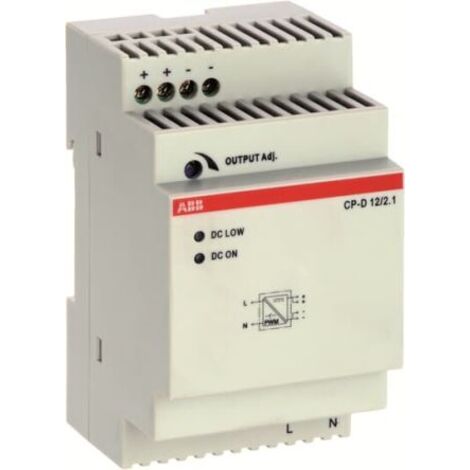Alimentation à découpage modulaire12VDC/2.1A 1SVR427043R1200 ABB 144001