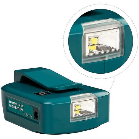Alimentation batterie adaptateur led USB pour chargeur Makita 18v Li-ion UK