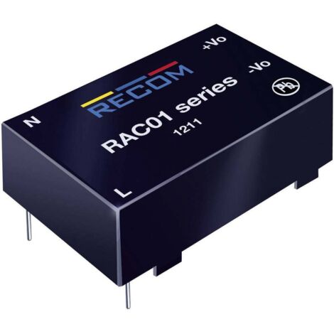 Alimentation CA/CC pour circuits imprimés RECOM RAC01-3.3SC 3.3 V/DC 0.3 A 1 W W79693