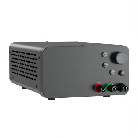 Alimentation CC variable avec affichage LED 4 chiffres, encodeur réglable, bouton de sortie, 30 V 10 A