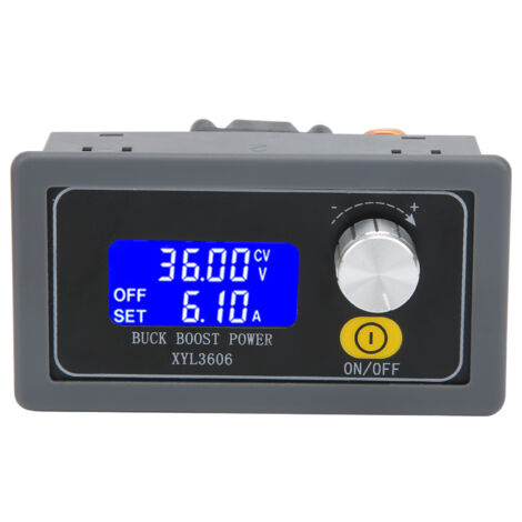 Alimentation DC Buck Boost avec Affichage Tension/Courant XYL3606 6-30V 0-6.1A Régulateur de Puissance