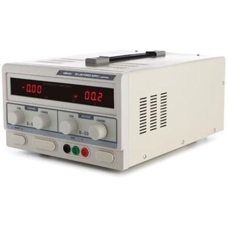 Alimentation De Laboratoire 0-50 Vcc 0-5 A Max / Avec Double Afficheur Led
