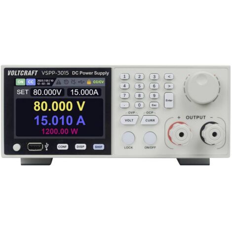 Alimentation de laboratoire 19" réglable VOLTCRAFT VSPP-3015 0 - 150 V/DC 0 - 30 A 3000 W USB, LAN p