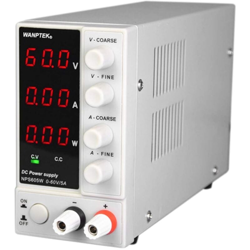 Gojoy - Alimentation de laboratoire dc Réglable Numérique 0-60V 0-5A Nps605w alimentation réglable de L'établi avec affichage led à 3 chiffres