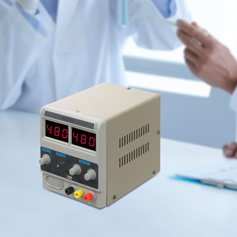 Senderpick - Alimentation de laboratoire réglable 0-15 v 0-2 a Alimentation numérique de laboratoire Alimentation dc Ampèremètre avec affichage