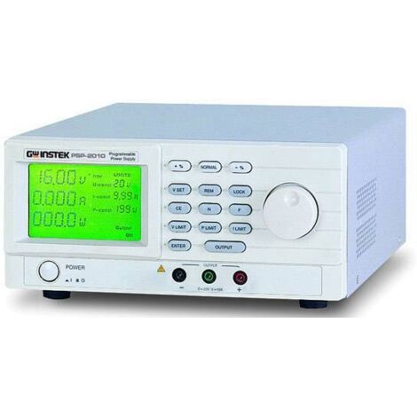 Alimentation de laboratoire réglable GW Instek 01SP405010GT 0 - 40 V/DC 0 - 5 A RS-232 programmable 1 pc(s) Q440372