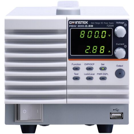 Alimentation de laboratoire réglable GW Instek PSW 800-2.88 0 - 800 V/DC 0 - 2.88 A 720 W Nbr. de sorties 1 x Y208623