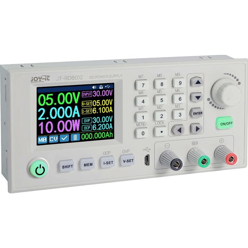 Joy-it - Alimentation de laboratoire réglable RD6012 0 - 60 v 0 - 12 a télécommandable, programmable, construction étroite Y759822