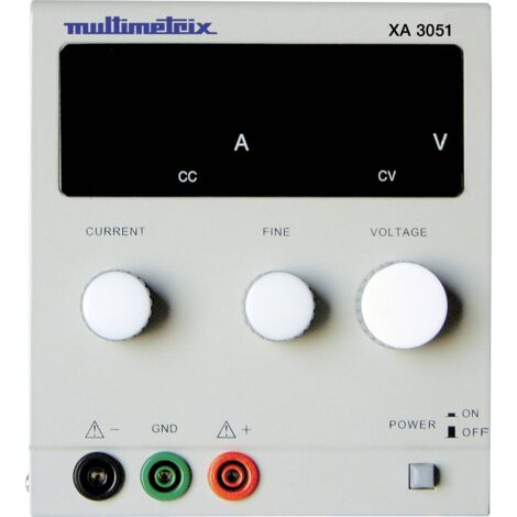 Alimentation de laboratoire réglable Multimetrix XA 3051 0 - 30 V 0 mA - 5 A Nbr. de sorties 1 x Y183102