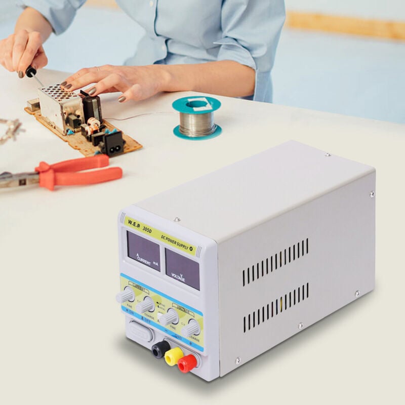 Gojoy - Alimentation de laboratoire réglable avec 30V 0-5A - Transformateur dalimentation cc numérique variable