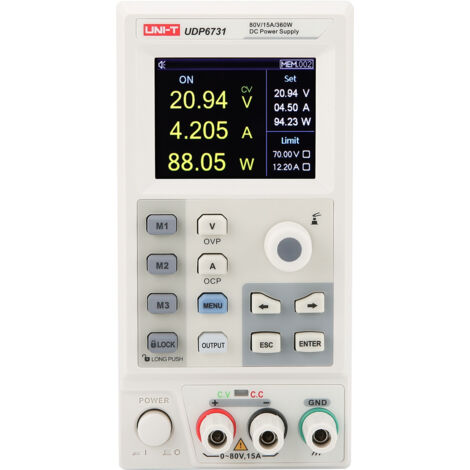 Alimentation de laboratoire UNI-T, UDP6731, 1 canal, programmable, 360 W