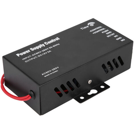 Alimentation de Secours pour Portier Vidéophone - Convertisseur AC/DC 90-260V vers 12V 5A avec Batterie de Secours Intégrée