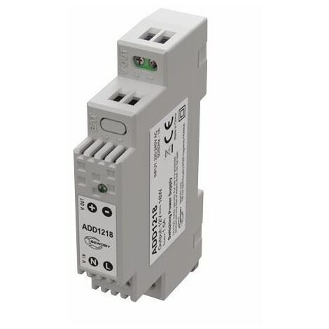 Alimentation DIN 1 module 230 V AC / 12 V DS / 18 W -1,5A - SEWOSY -