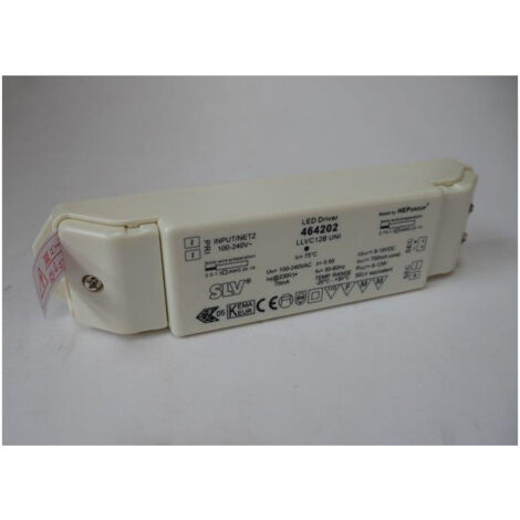 Alimentation driver LED 12W 700mA 8-18Vdc non-dimmable avec serre-câble SLV DECLIC