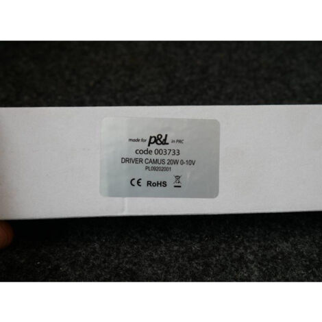 Alimentation driver LED 230V / 27-42Vdc 500mA pour luminaire 20W série Camus 2 TRAJECTOIRE