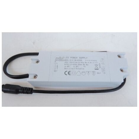 Alimentation driver LED prim 230V sec 27-42V DC 350mA 12W max dimmable 1-10V CAMUS PRO (XZ-CI16B-420035) TRAJECTOIRE 003732