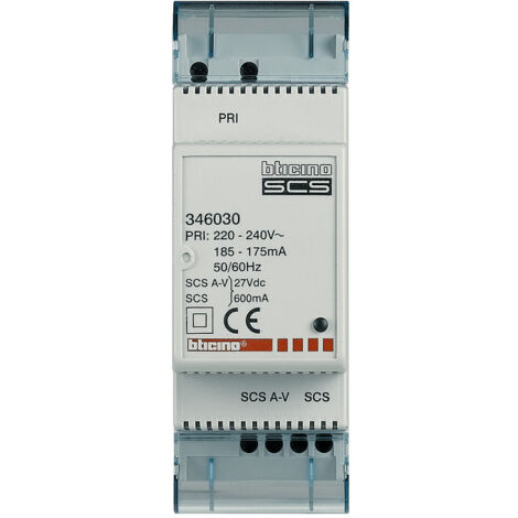 Alimentation électrique Bticino Compact à 2 fils 346030