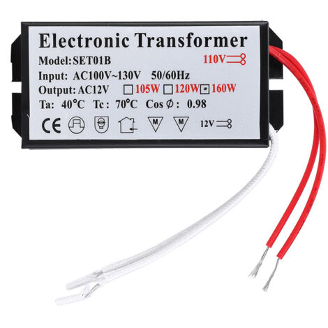Alimentation électrique intelligente : Convertisseur de tension 110V vers 12V (160W)