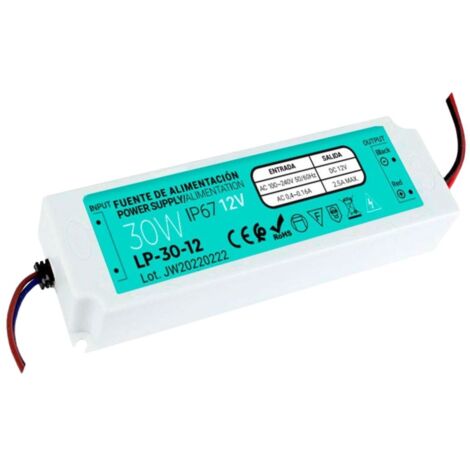 Alimentation étanche IP67 12V 30W